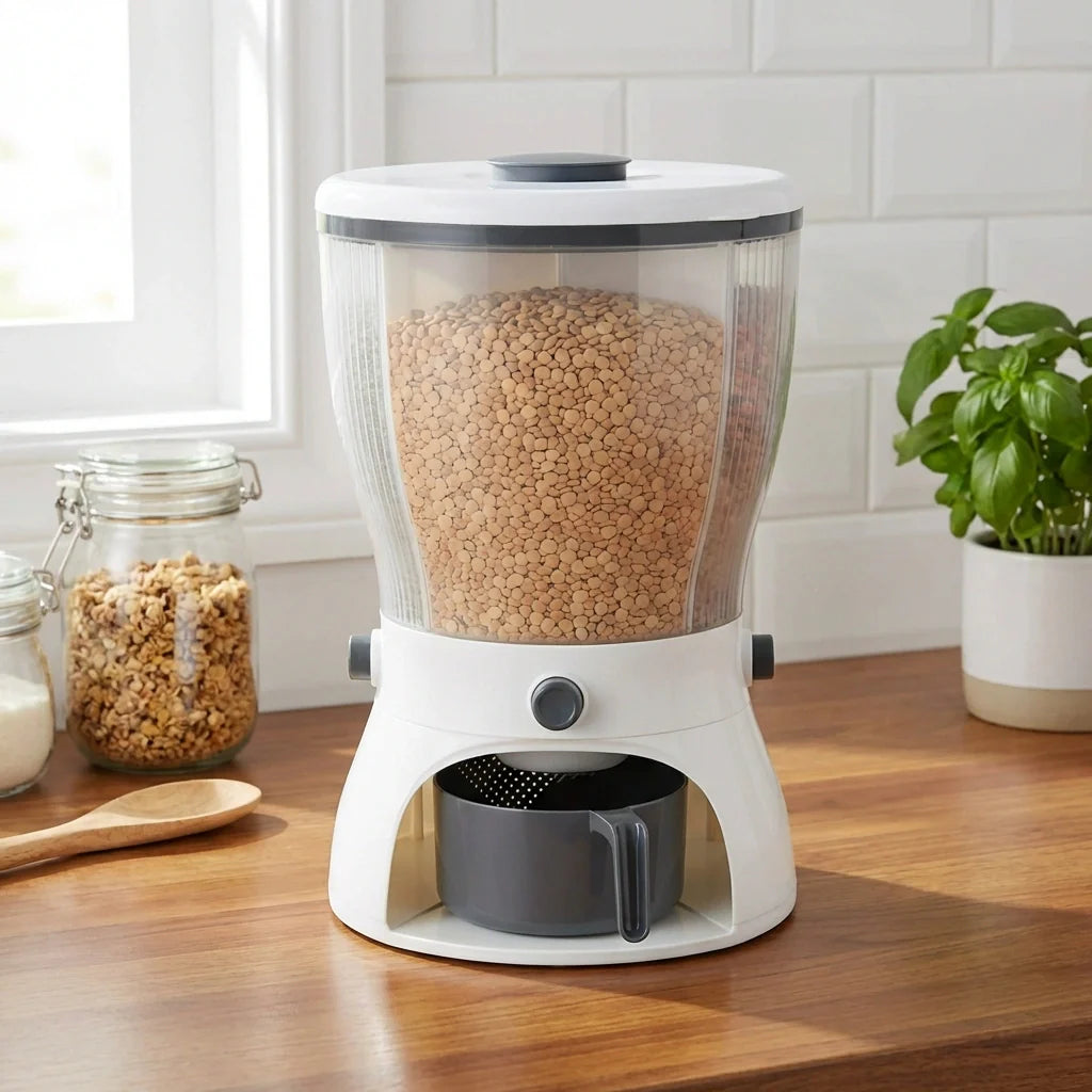 Best 4-in-1 grain dispenser container - food dispensers | 2026 | fast shipping