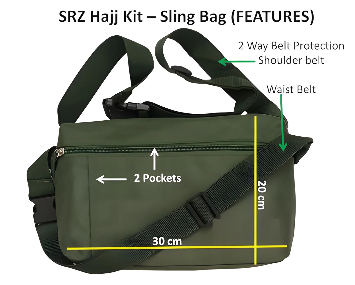 Best 4 in 1 shoulder hajj kit - religious & ceremonial | 2025 | fast shipping