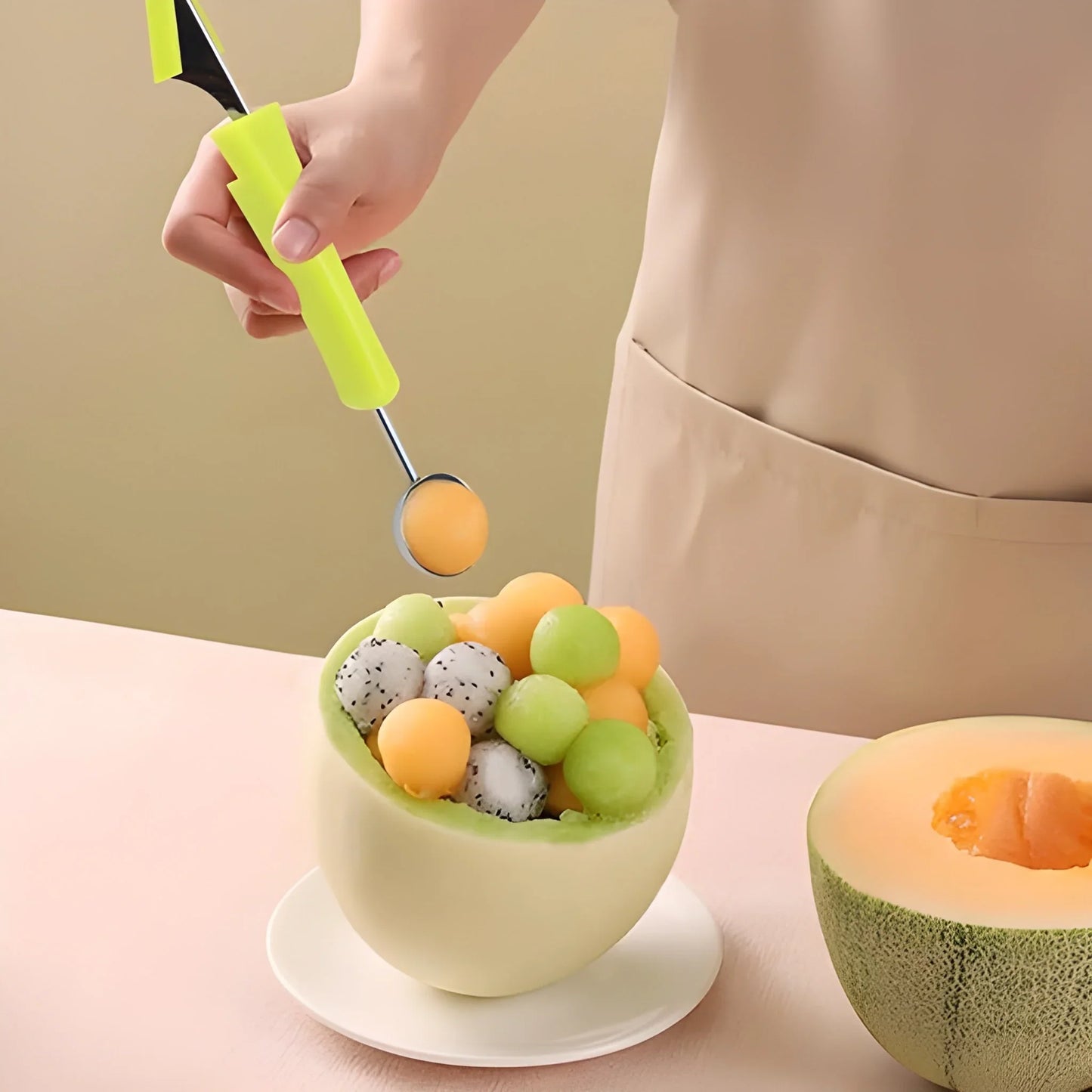 Best 4 in 1 stainless steel melon baller seed remover - home & garden | 2025 | fast shipping