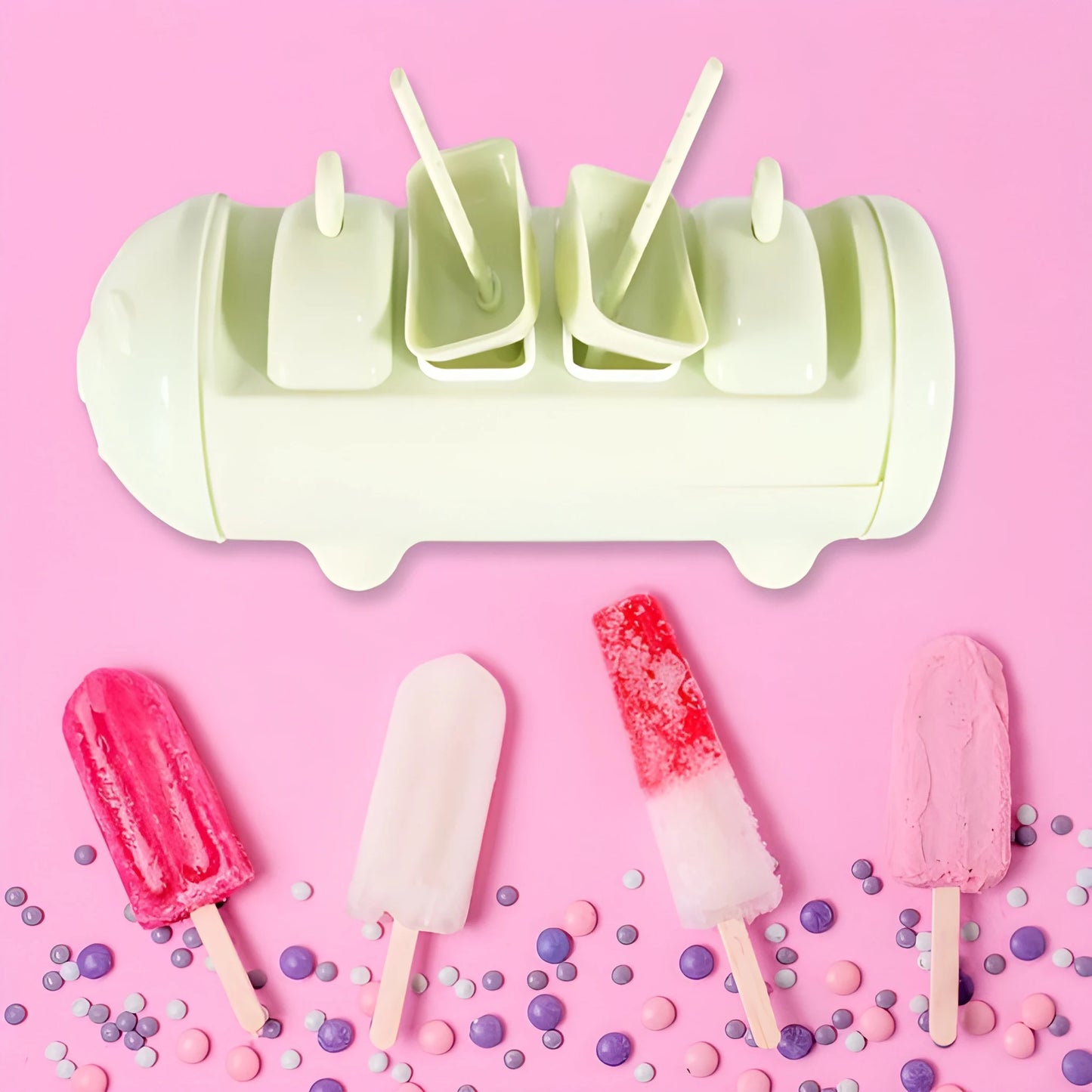 4-in-1 Popsicle Maker - Home & Kitchen