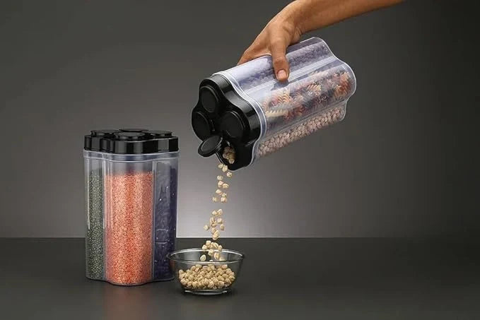 Best 4 section food storage jar - containers | 2025 | fast shipping