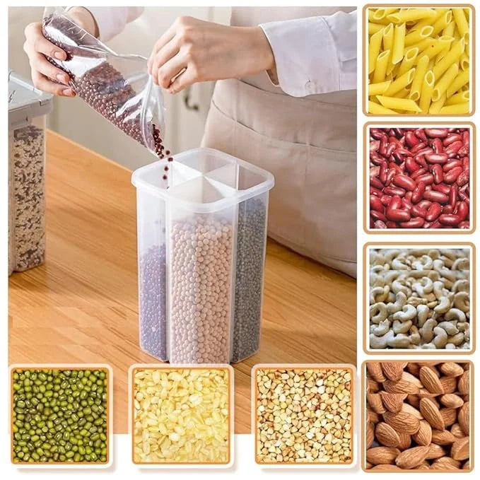 Best 4 section food storage jar - containers | 2025 | fast shipping
