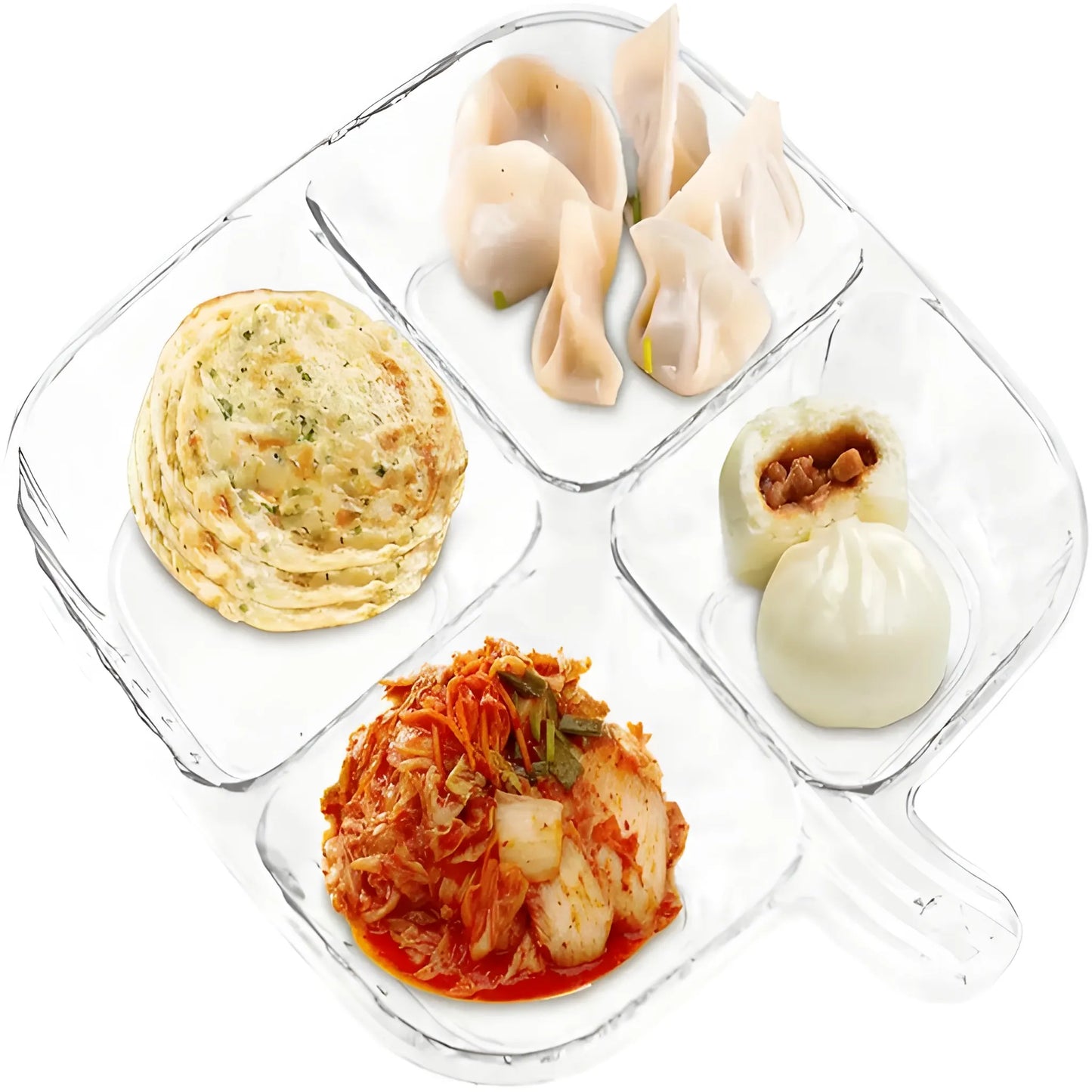 Best 4-section serving tray - trays | 2025 | fast shipping