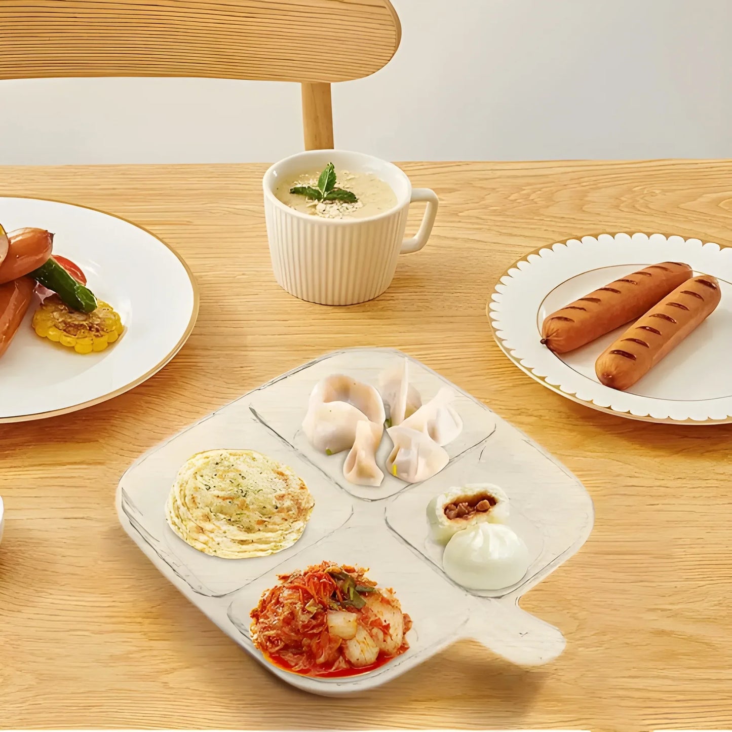 Best 4-section serving tray - trays | 2025 | fast shipping