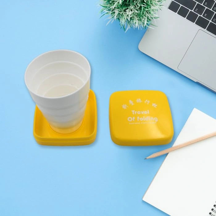 Folding Travel Cup with Lid - Home Improvement