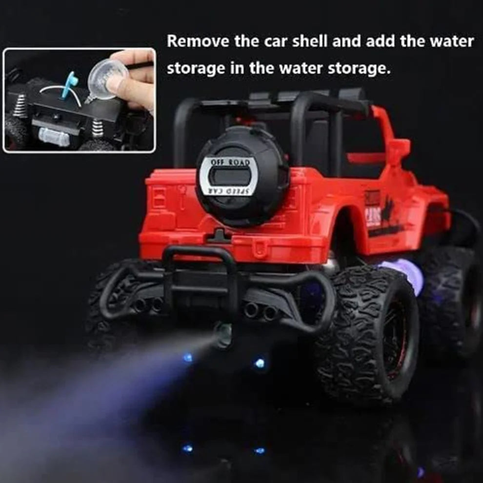 Mist spray rc race car toy