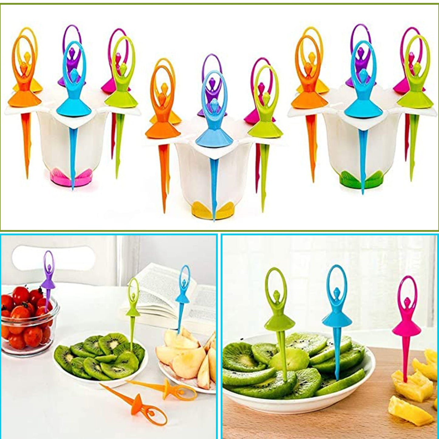 Dancing Doll Fruit Forks