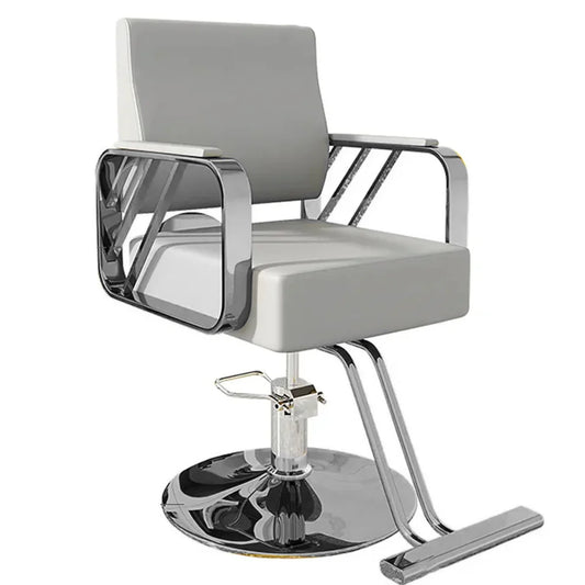 Best salon hydraulic barber chair – silver - styling chairs | 2025 | fast shipping