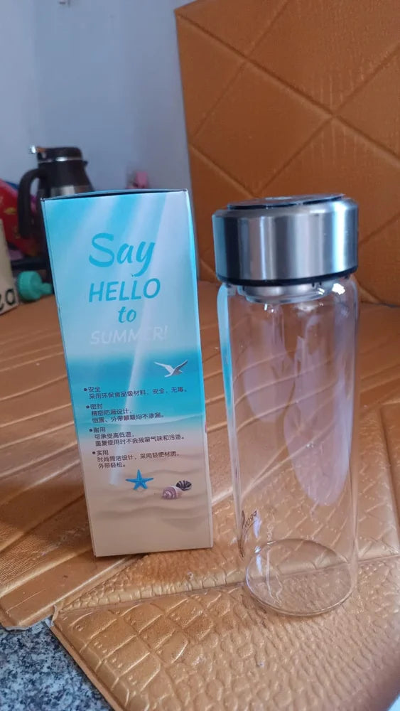 Best 500ml glass water bottle with steel lid - bottles | 2025 | fast shipping