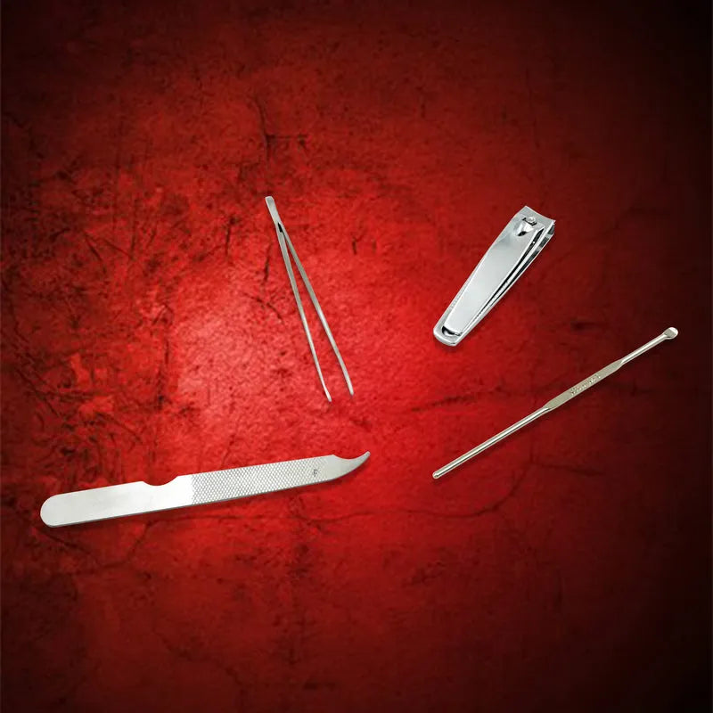 4in1 Nail Clipper Kit With Mirror Fingernail - Health & Beauty