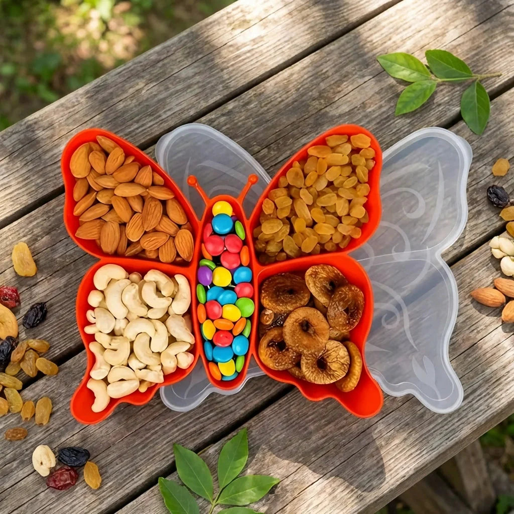 Best 5 compartment multipurpose butterfly plastic tray - home & garden | 2026 | fast shipping