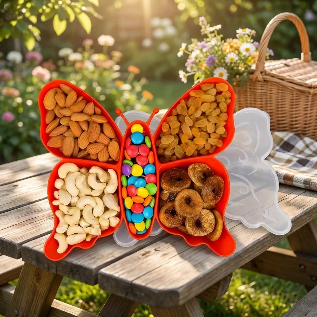 Best 5 compartment multipurpose butterfly plastic tray - home & garden | 2026 | fast shipping