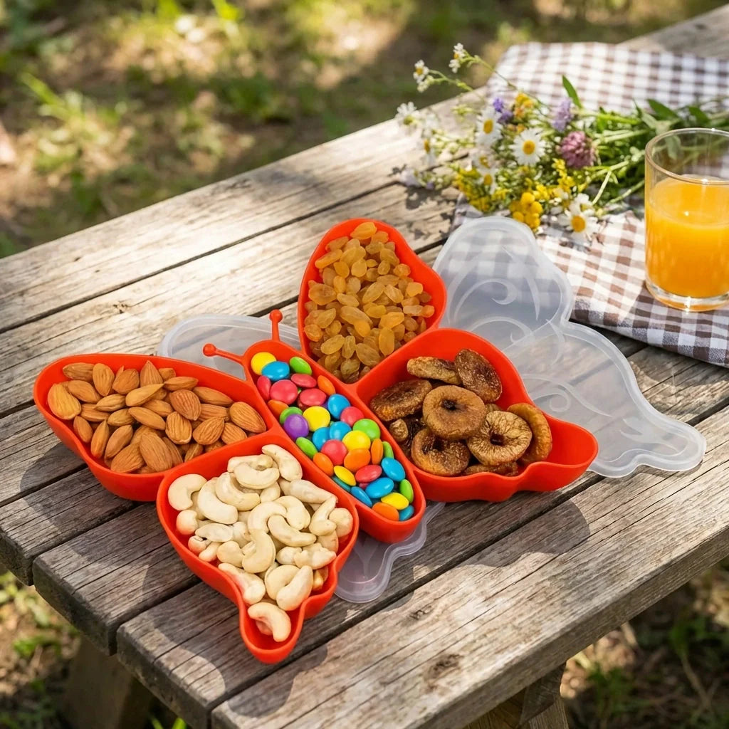 Best 5 compartment multipurpose butterfly plastic tray - home & garden | 2026 | fast shipping