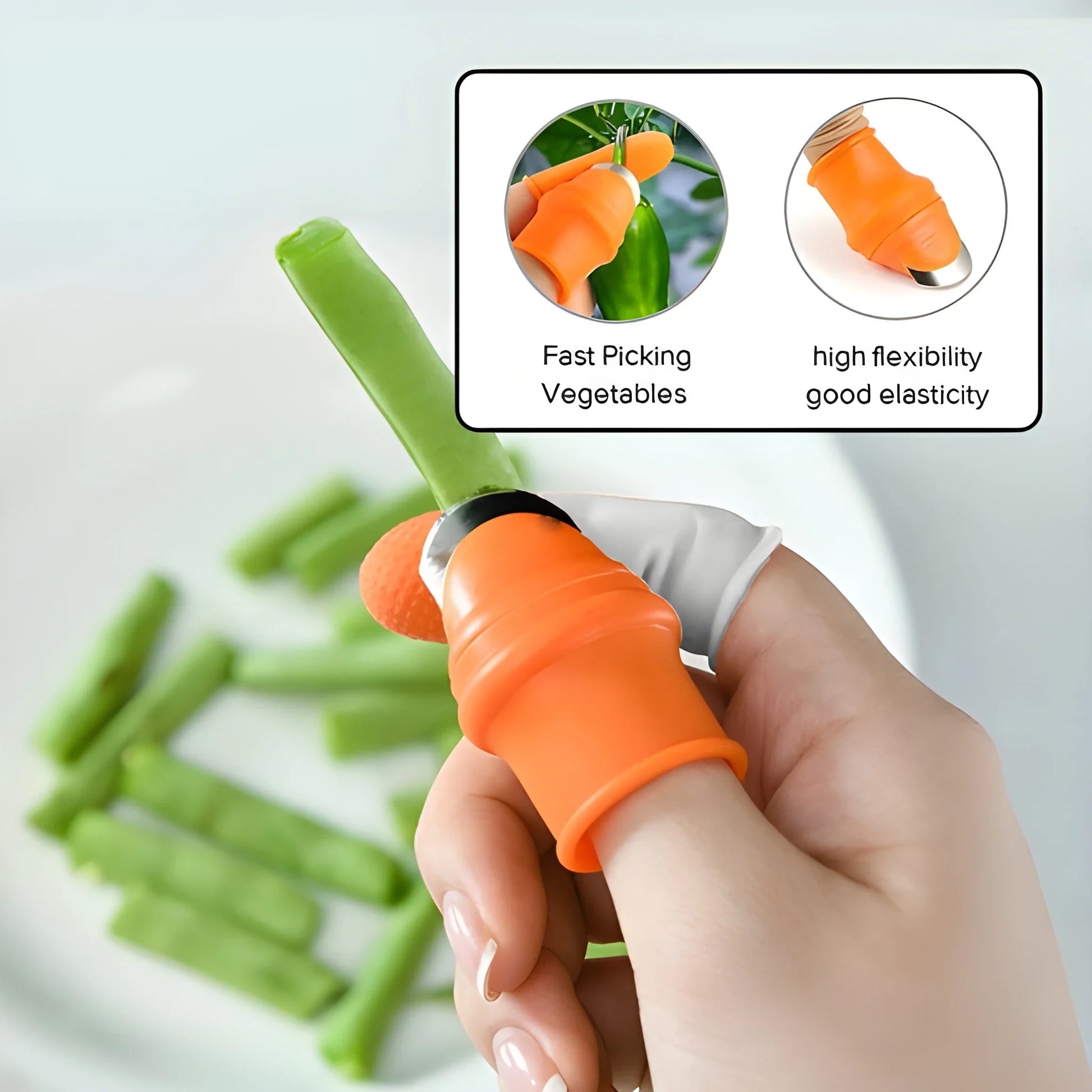 5-Piece Vegetable Thumb Cutter - Home & Kitchen