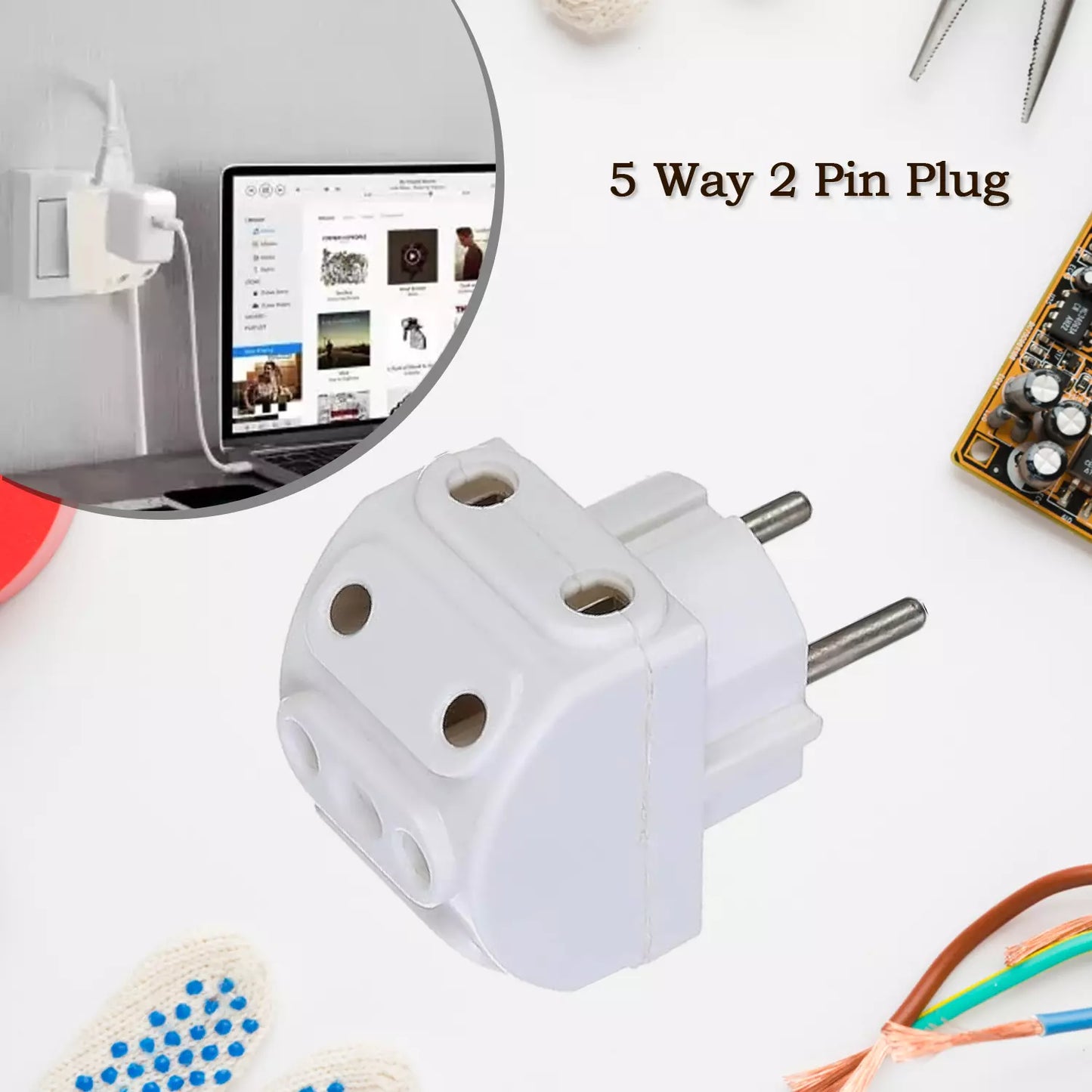 5-Way 2-Pin Multi-Plug - Electronics