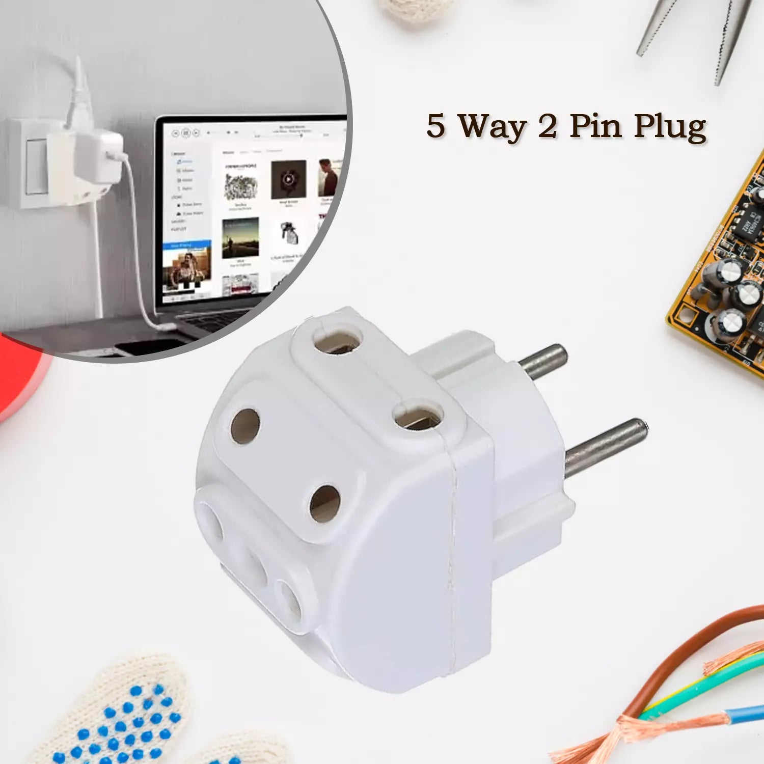5-Way 2-Pin Multi-Plug - Electronics
