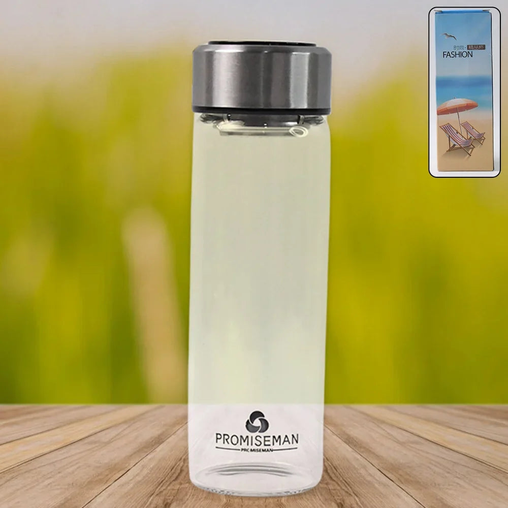 Best 500ml glass water bottle with steel lid - bottles | 2025 | fast shipping