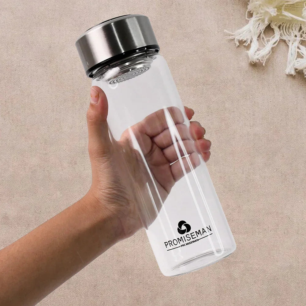 Best 500ml glass water bottle with steel lid - bottles | 2025 | fast shipping