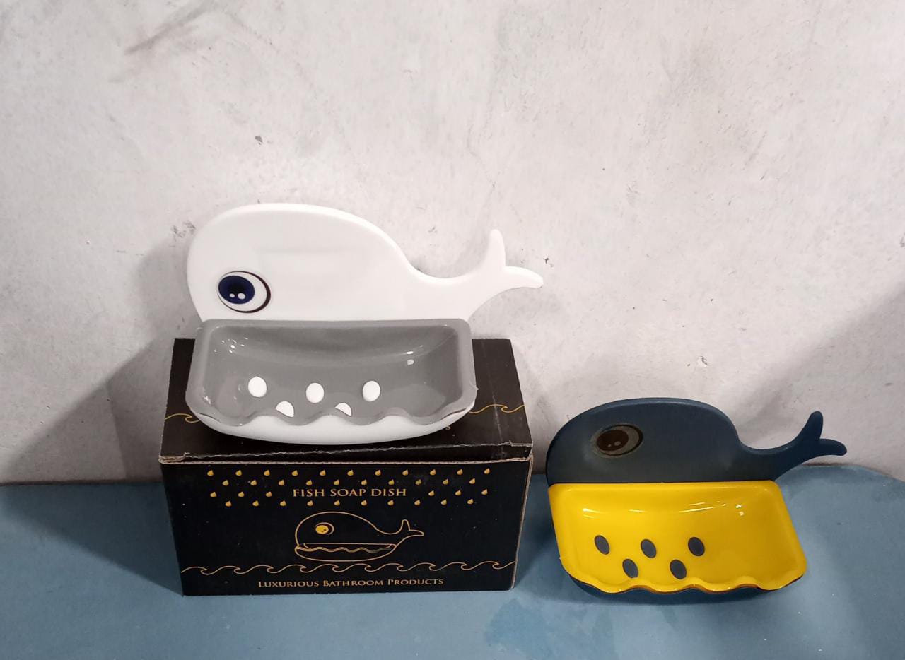 Fish Shape Soap Holder  (Pack Of 2pc)
