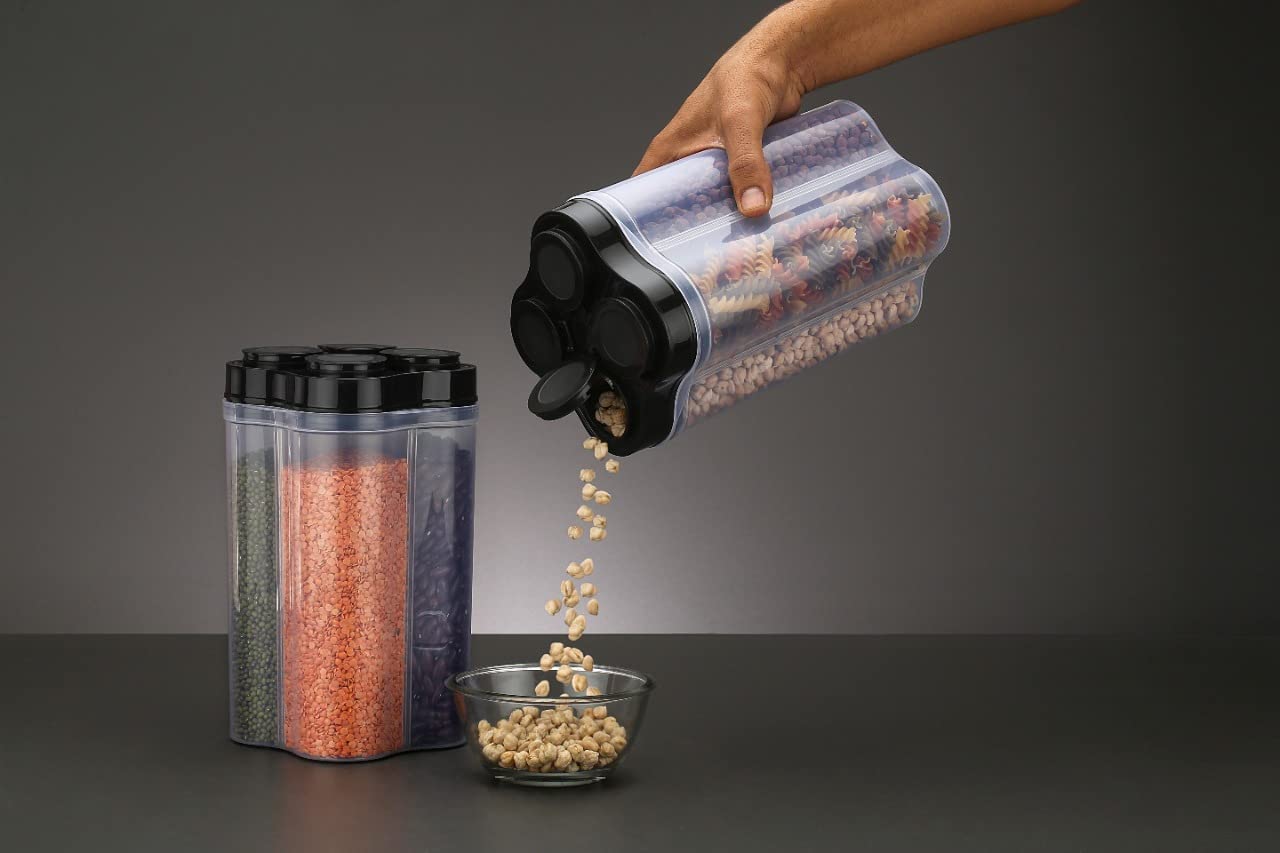 4 Section Food Storage Jar