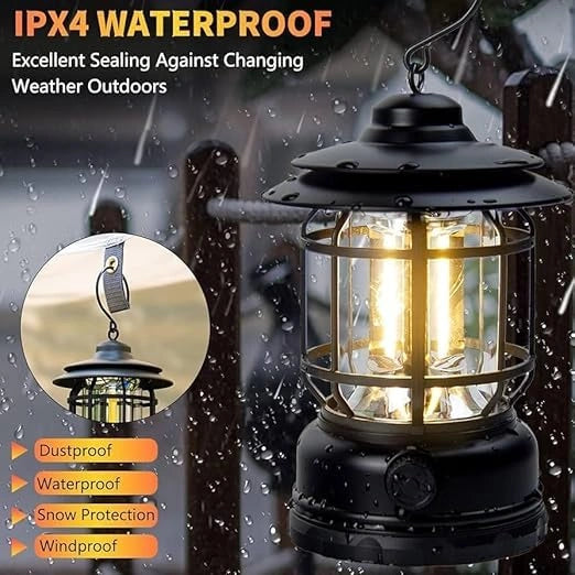 Retro led camping light