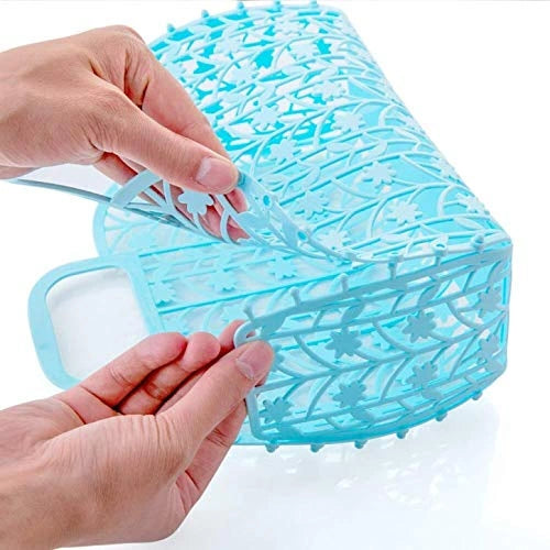 Plastic foldable basket bag – 3 pcs