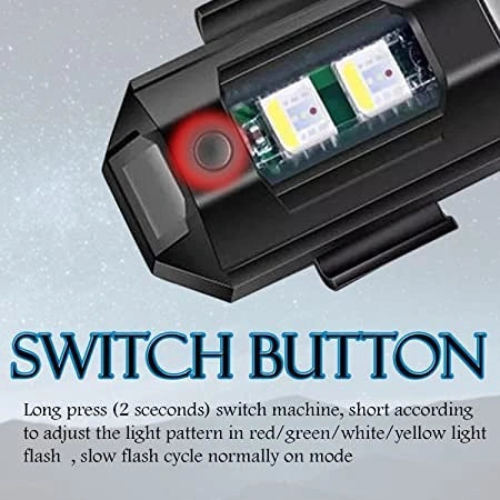 Mini rgb led strobe light – 1 pc