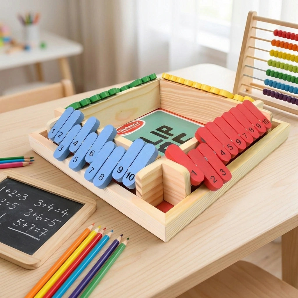 Wooden Shut The Box Game