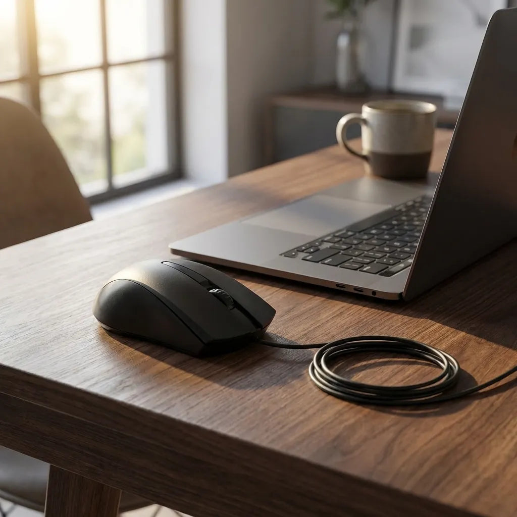 Computer Laptop Wired Optical Mouse