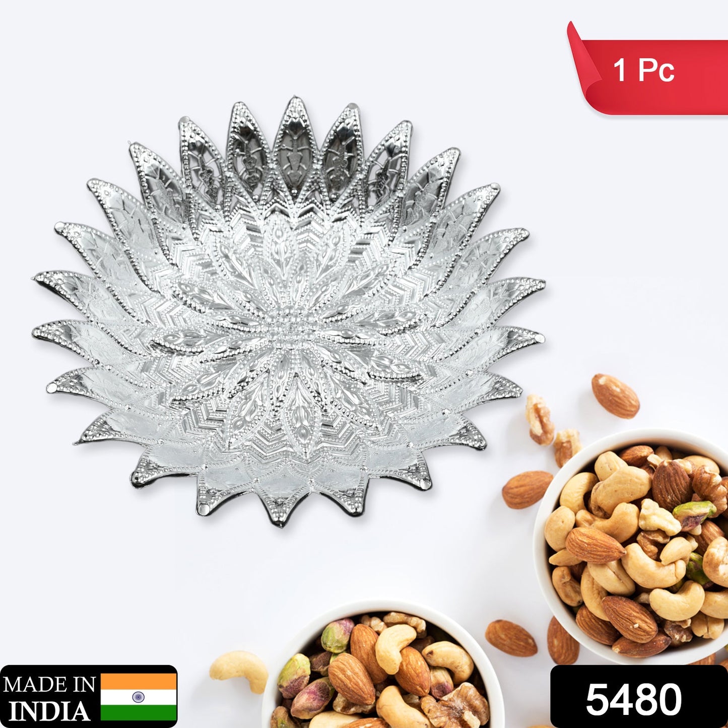 Traditional Silver Serving Tray
