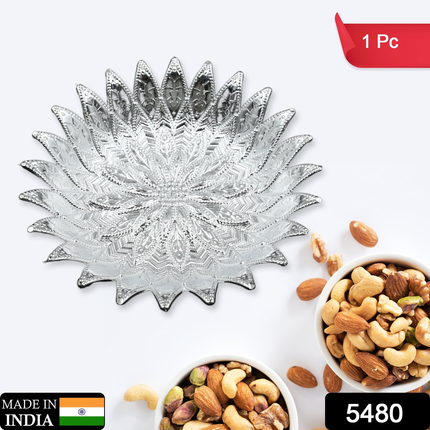Traditional Silver Serving Tray