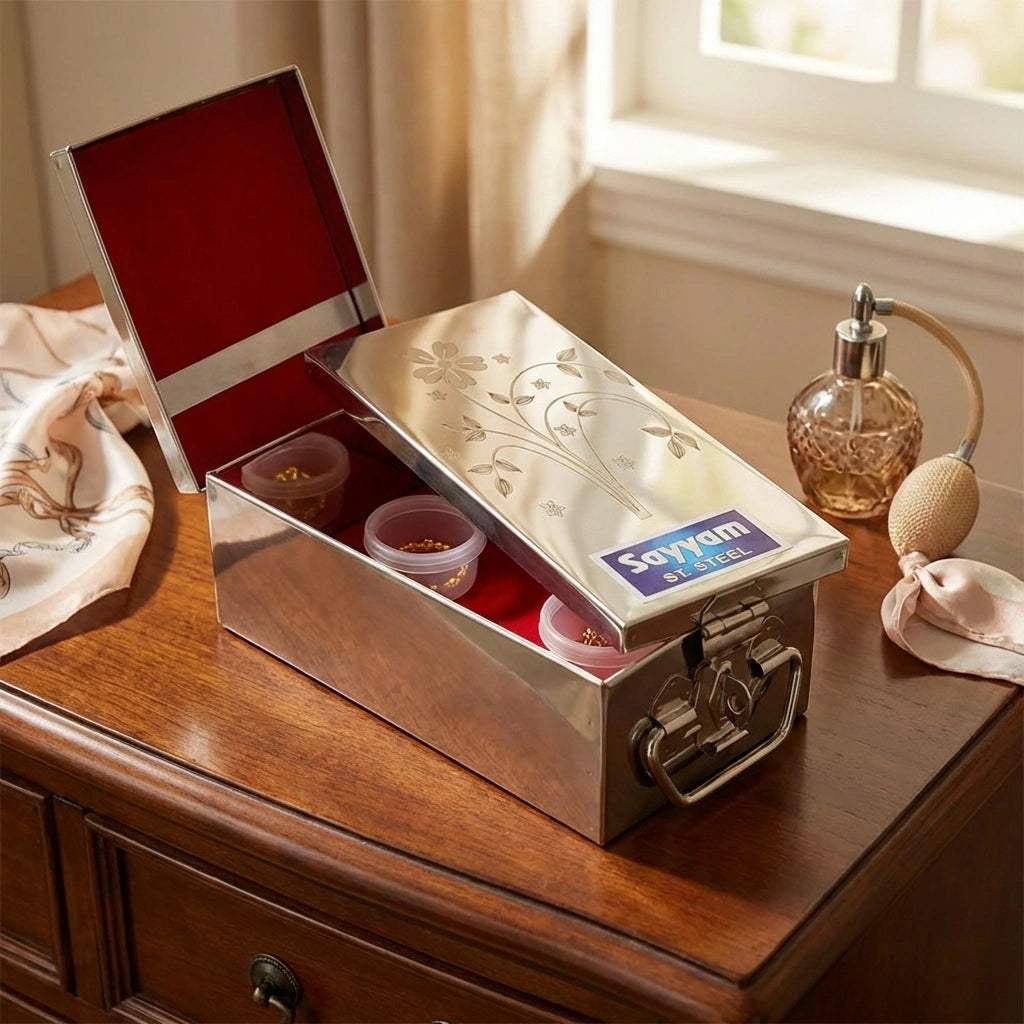 Luxury Jewelry Box with Lock
