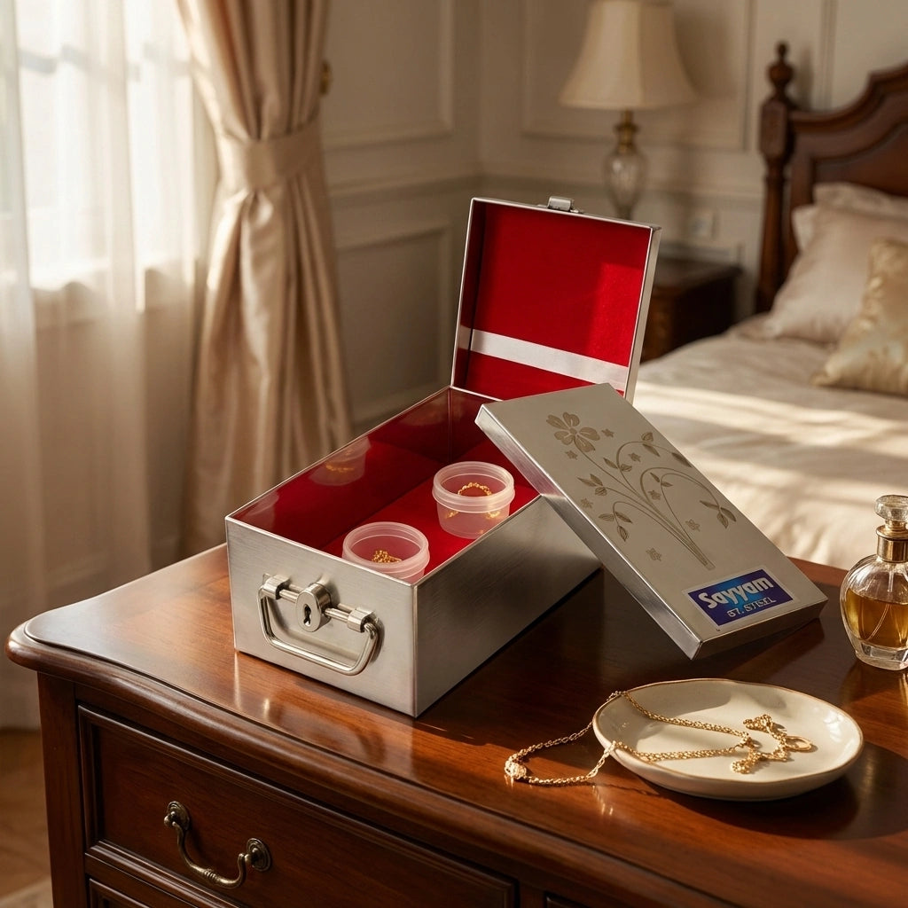 Luxury Jewelry Box with Lock