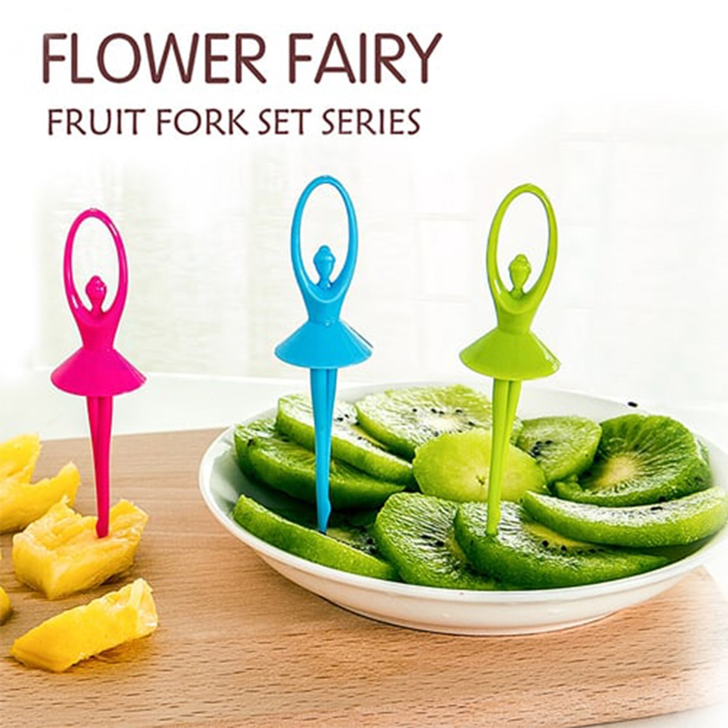Dancing Doll Fruit Forks