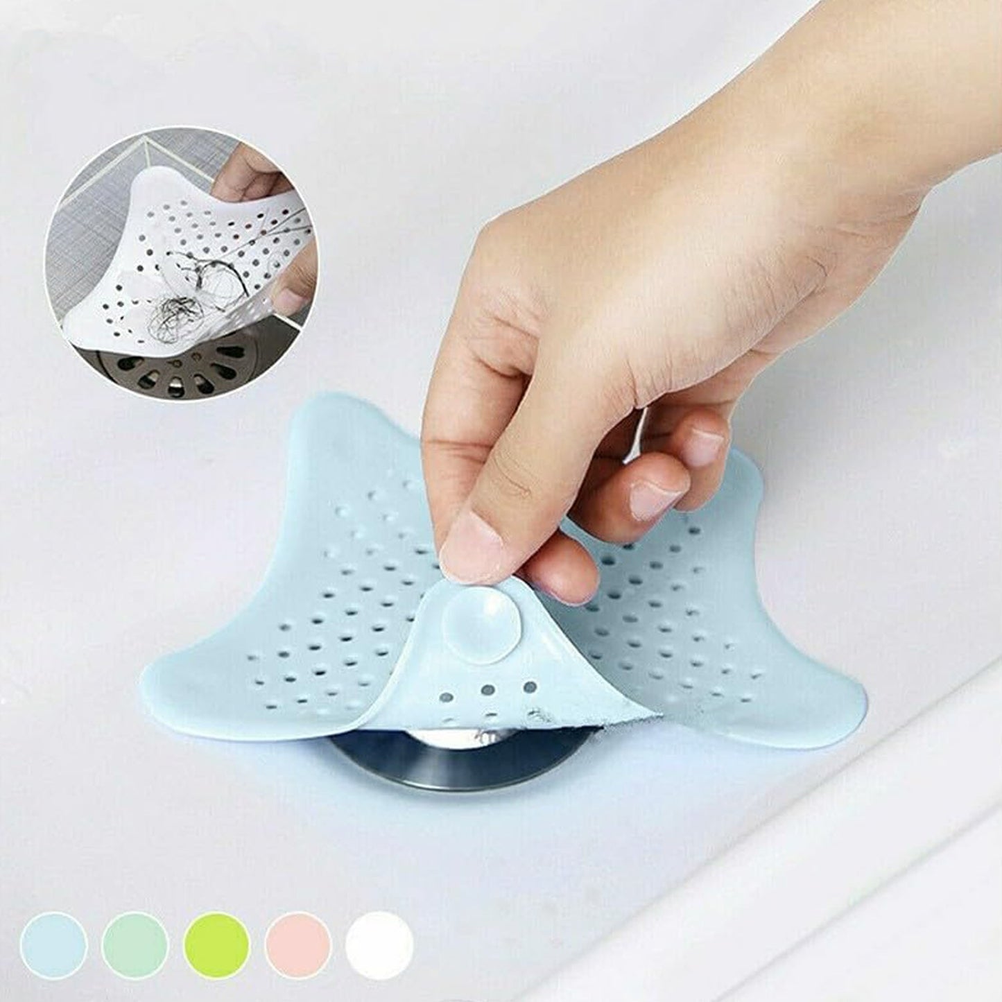 Star-Shaped Drain Strainer
