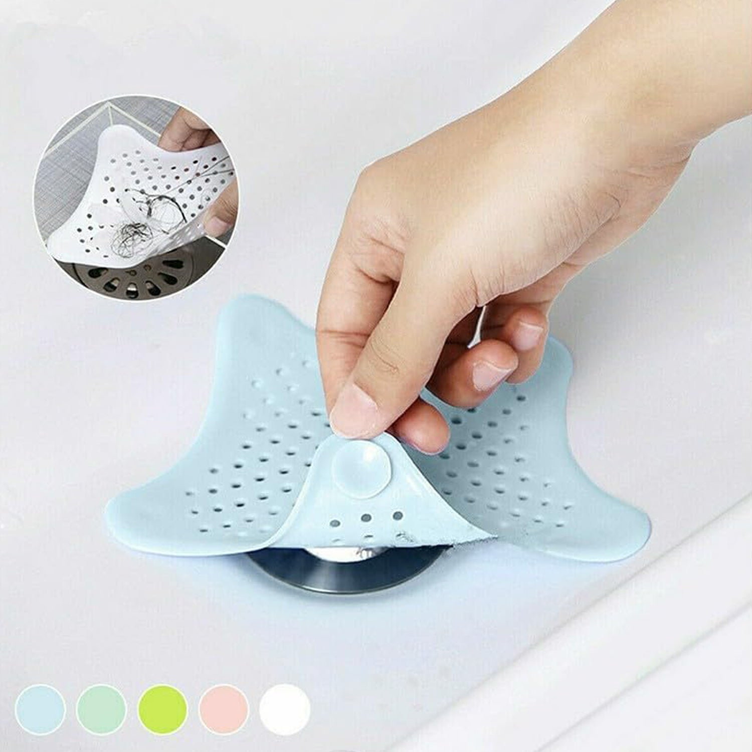 Star-Shaped Drain Strainer
