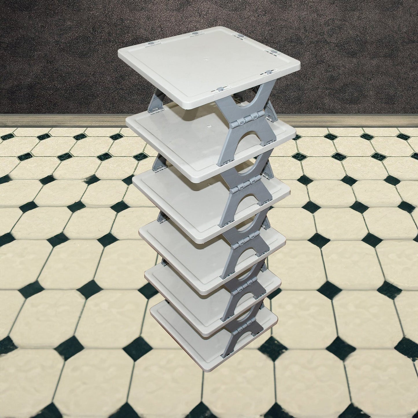 Smart Foldable Shoe Rack