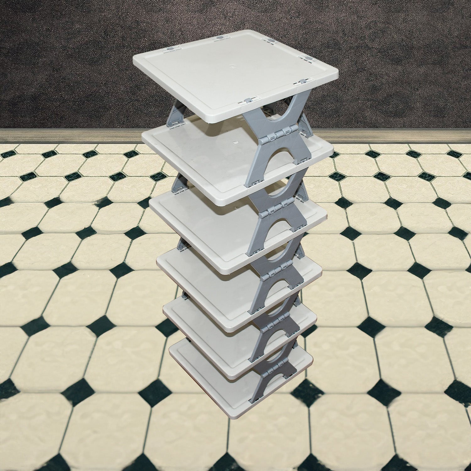 Smart Foldable Shoe Rack