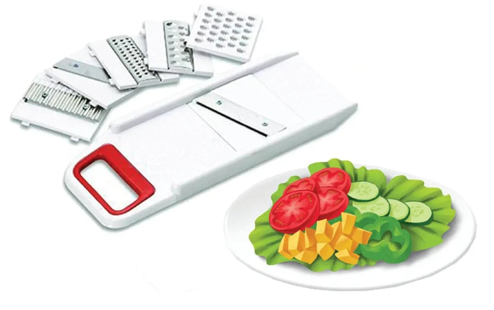 Best 6-in-1 fruit & vegetable slicer with multi attachments - kitchen slicers | 2025 | fast shipping
