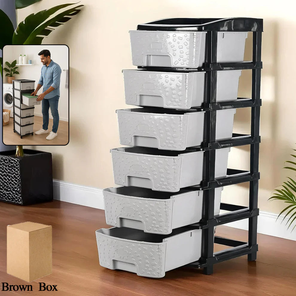 Best 6-layer plastic drawer organizer cabinet - household storage drawers | 2025 | fast shipping