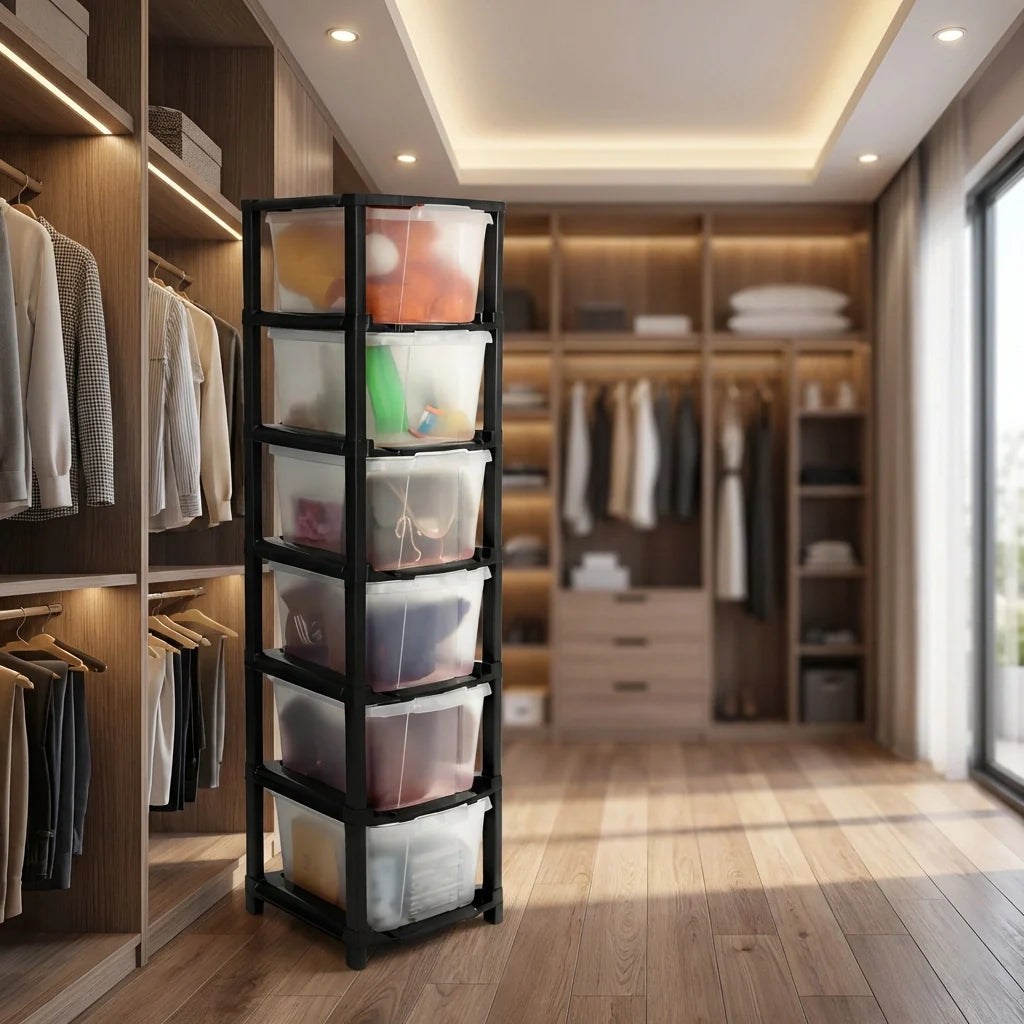 Best 6-layer transparent drawer organizer - household storage drawers | 2026 | fast shipping