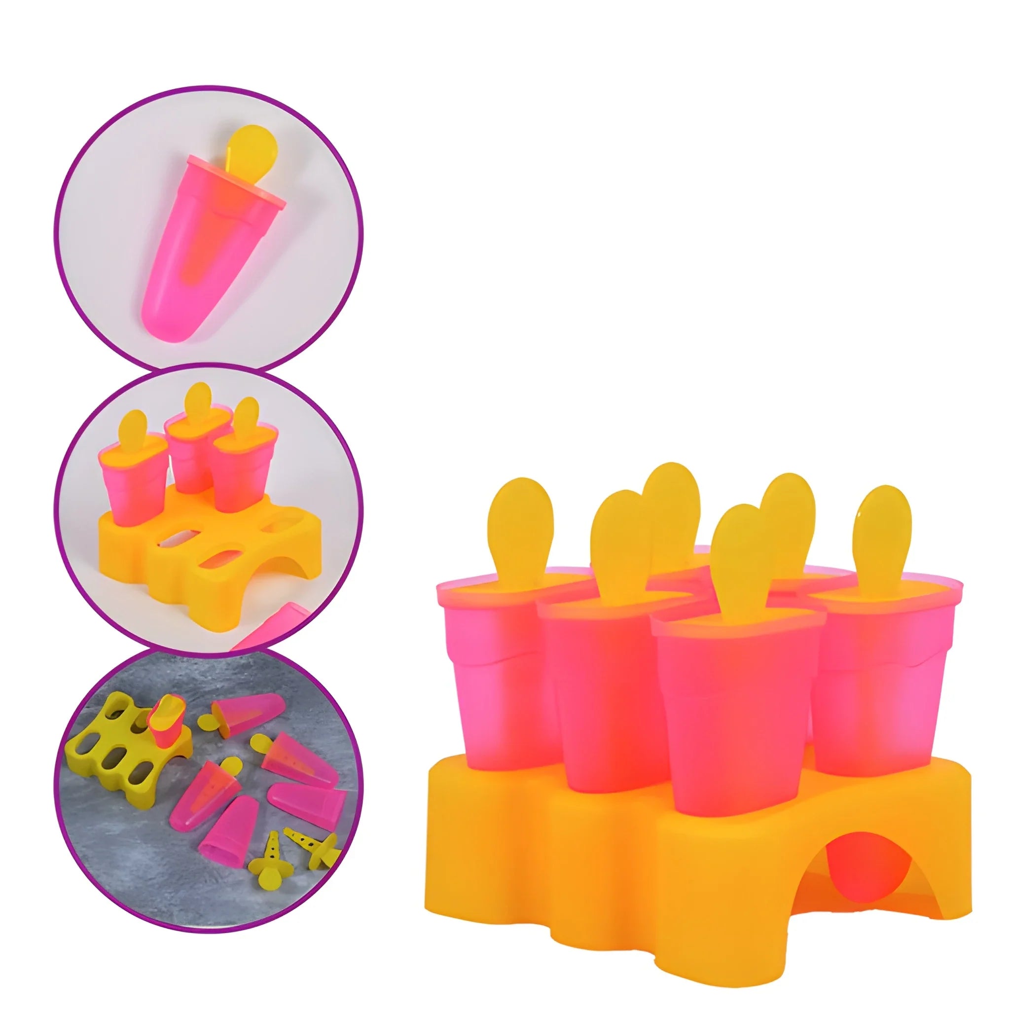 6-Pc Kulfi Mould Set - Home & Kitchen