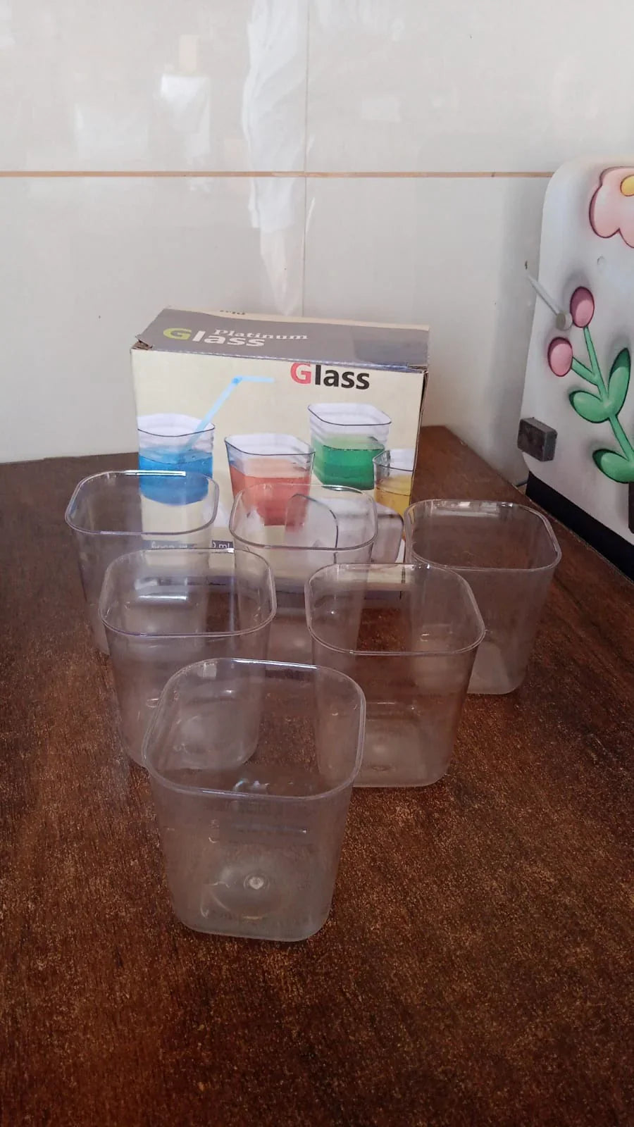 Best 6-piece transparent diamond glass set - tumblers | 2025 | fast shipping