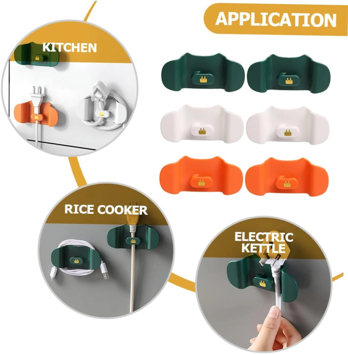 Wall plug holder hook – 1 pc