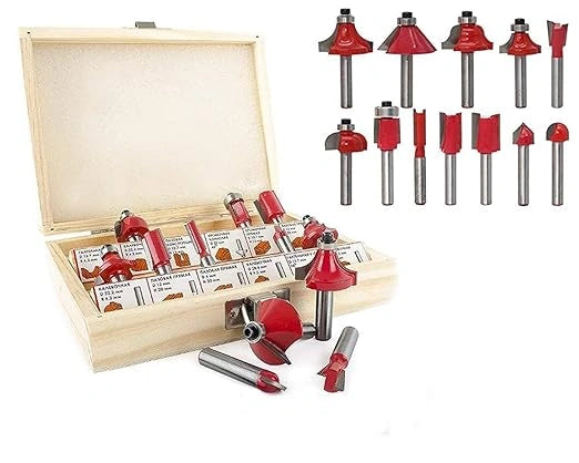 Router bit set (12/15pcs)