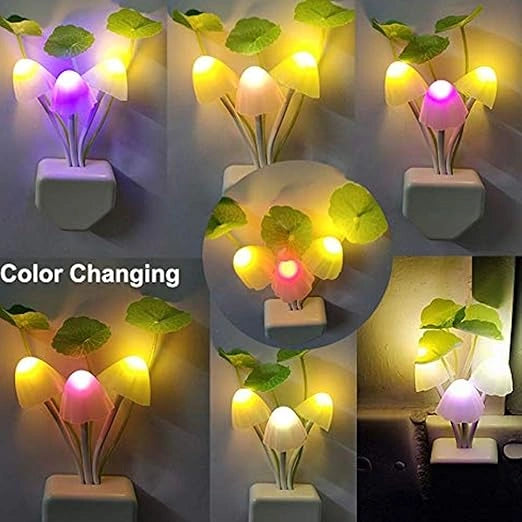 Led mushroom night light