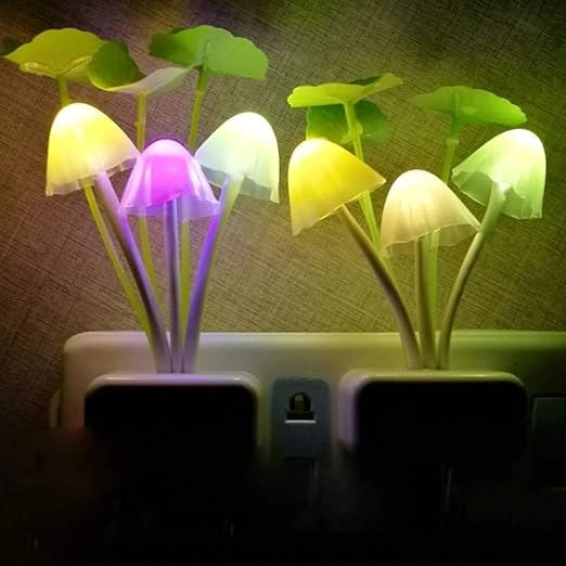 Led mushroom night light