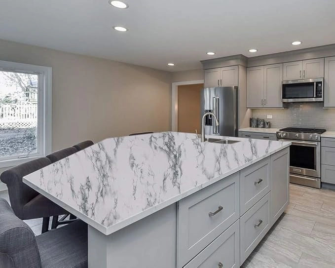 Marble kitchen wallpaper