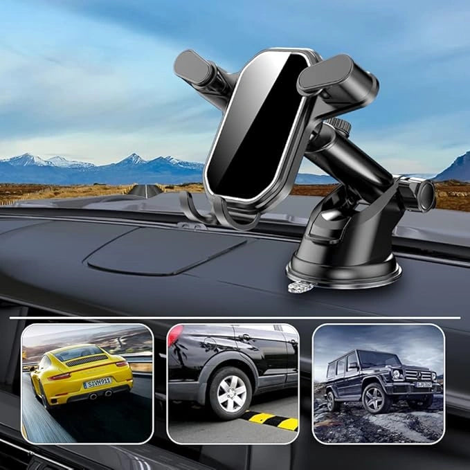 Gravity car phone mount – air vent