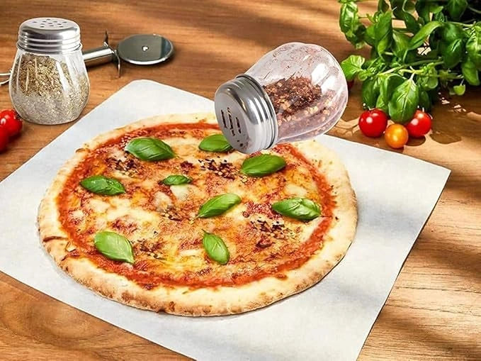 Oregano & chilli flakes dispenser set